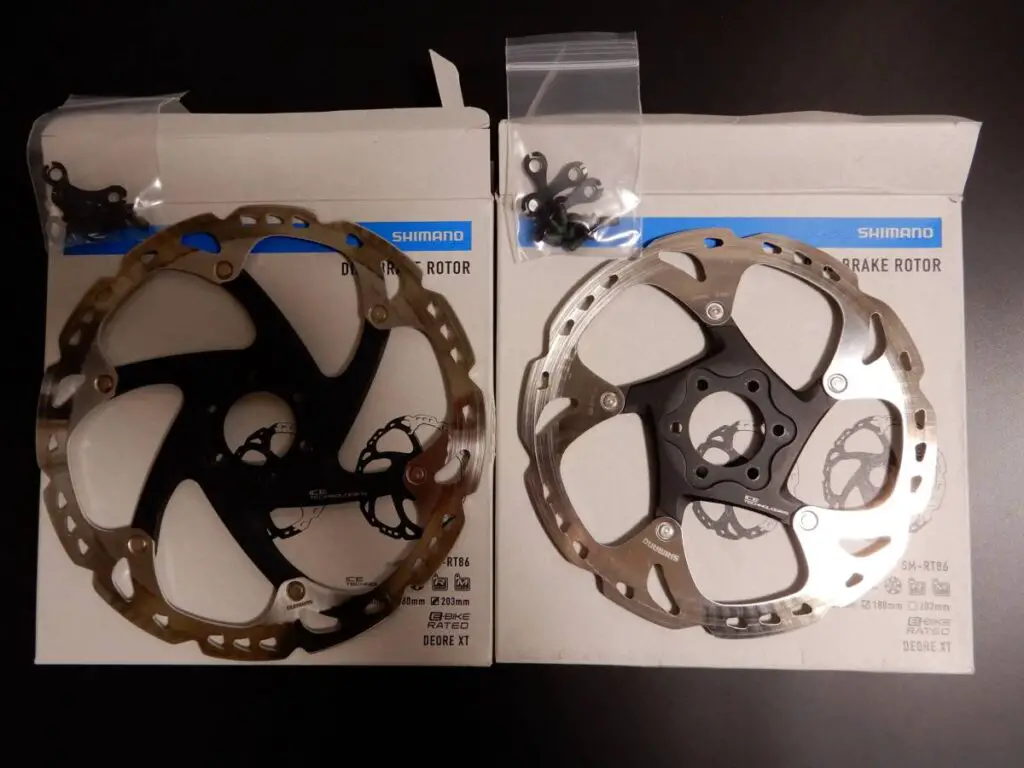 Shimano RT76 vs RT86 Disc Brake Rotors